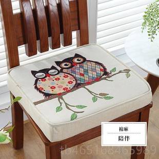 滑增高加垫椅子垫四防坐垫季 高档厚海绵夏季 办公室椅垫汽车座垫餐