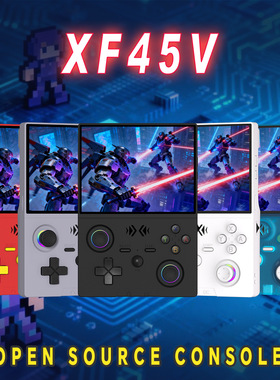 跨境新款XF45V开源4.5寸掌上游戏机GBA街机经典FC街机PSP私模批发