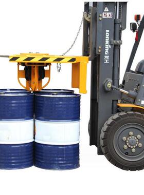 现货供应YL4叉车用搬运夹油桶吊具四油桶夹钳铁桶塑料桶勾爪鹰嘴