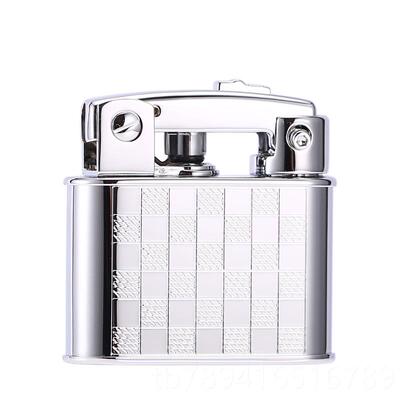 高档日王子煤油打R火机自动打火老式磕头虫PINCE太个性砂子轮打本