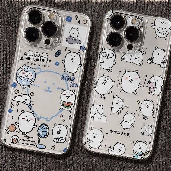 iPhone16promax手机壳小米15Ultra夏日自嘲熊红米TURBO4卡通苹果13适用12透明软x200华为nova14可爱荣耀POWER