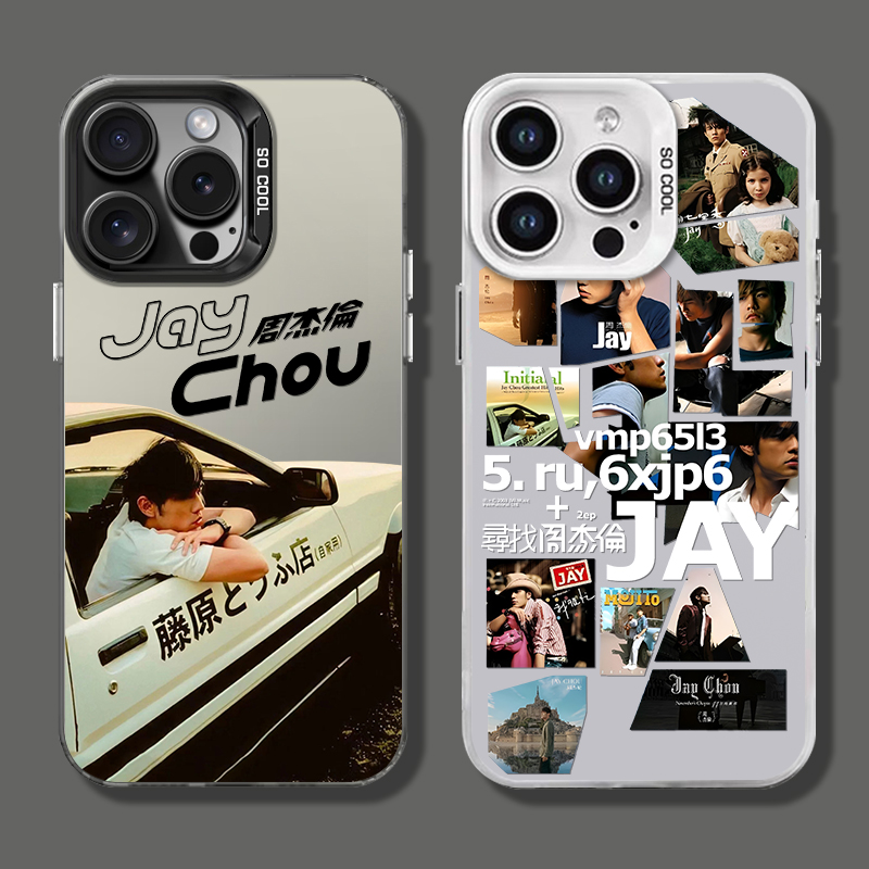 Jay周杰伦周边16手机壳硬15PLUS潮酷适用iPhone14彩银k80Ultra至尊版12ProMax红米TURBO4PRO苹果13创意FINDX8