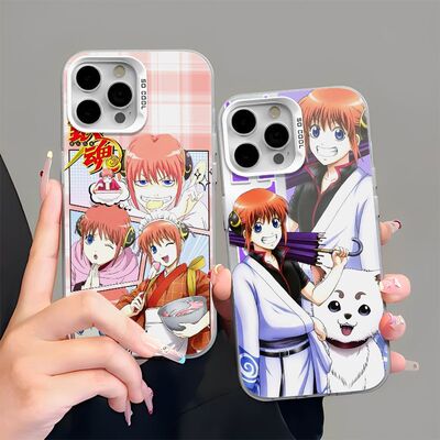 银魂神乐周边真我NEO8动漫荣耀畅玩70PLUS苹果12pm小众14彩银17ProMax硬适用华为NOVA15高级感iPhone16手机壳