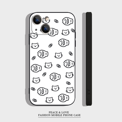 真我GT8PRO苹果13可爱14PLUS适用红米12c软iPhone17创意16ProMax手机壳华为PURA80铜锣烧猫咪卡通OPPORENO15C