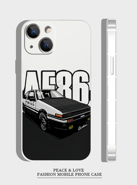 创意神车AE86VIVOIQOO13苹果16E手机壳软iPhone13适用12ProMax酷炫1514plus潮流华为MATE60pro个性荣耀PLAY9T