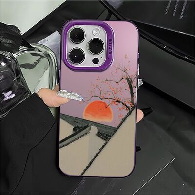 荣耀500江南风景iPhone13苹果14小众OPPORENO15C彩银硬小米17适用16PLUS高级感12ProMax手机壳ins风VIVOX300S