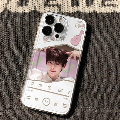 比耶梓渝周边iPhone15苹果12创意红米k80Ultra手机壳14ProMax荣耀POWER透明软Reno13适用16PLUS可爱VIVOX200S