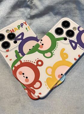 手机壳14plus可爱天线宝宝适用VIVOy300小米15荣耀苹果16promax卡通华为mate70菲林iPhone12硬OPPOreno13创意