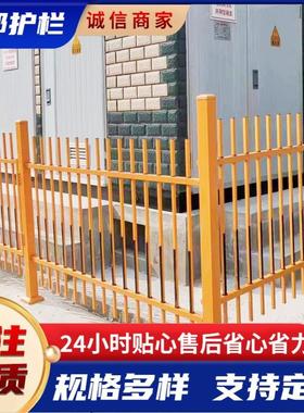 电力箱变护栏锌钢车间变压器安全防护隔离栏立式围栏固定遮拦栏杆