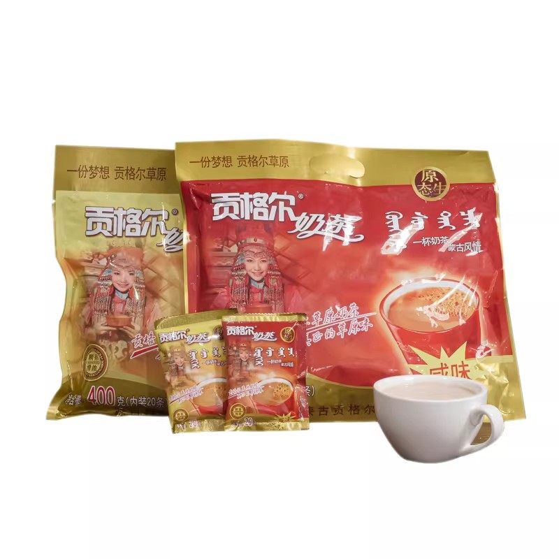 3袋包邮内蒙古赤峰特产贡格尔奶茶粉甜味原味速溶20包独立装400g,咖啡/麦片/冲饮,袋装奶茶,淘宝优惠券,粉丝福利购,淘宝优惠卷