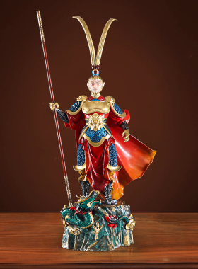 齐天大圣孙悟空铜摆件纯黄铜礼盒