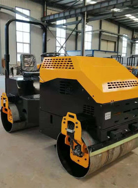 直销1吨半全液压双驱压路机 1吨座驾式压路机抗击疫情支援建设