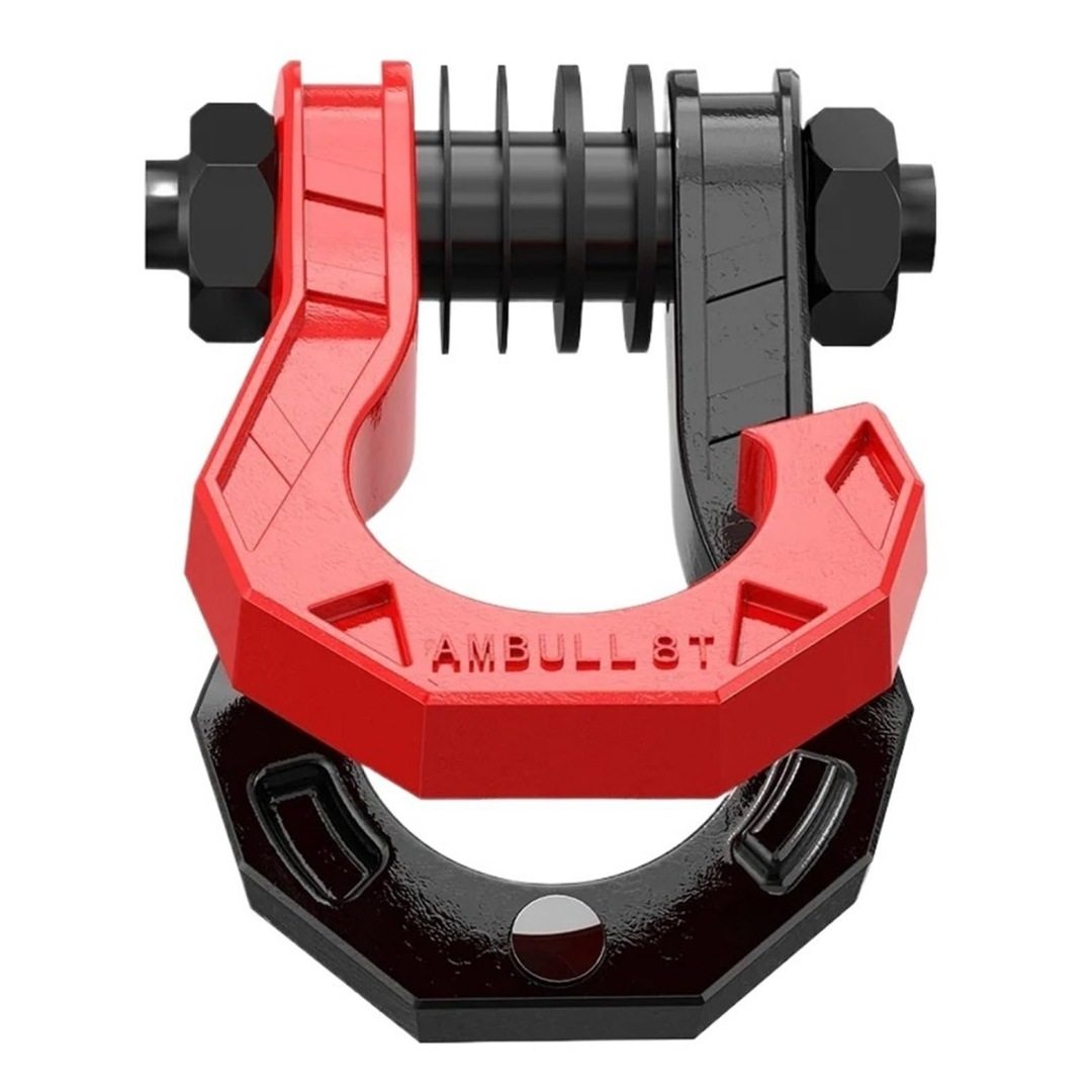 新款分体卸扣越野车3/4U型拖车钩带磁铁拖车卸扣大号8吨救援卸扣