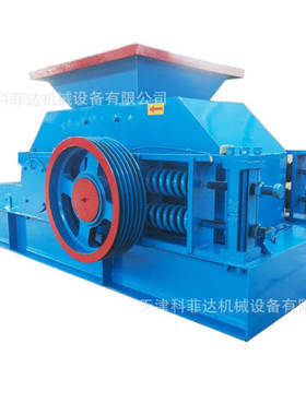 双齿辊破碎机电动驱动石油焦沥青煤炭玻璃破碎机厂家现货直供