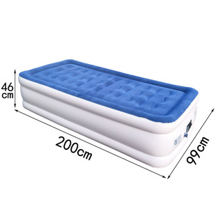 外貿出口 充氣單人床墊戶外便攜吹氣床環保加厚充氣床墊零售批發
