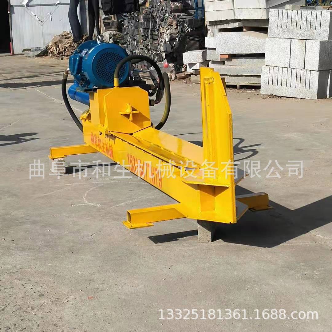 1米行程劈材机自动卧式杂木劈柴机25吨液压劈木机电动树墩破材器