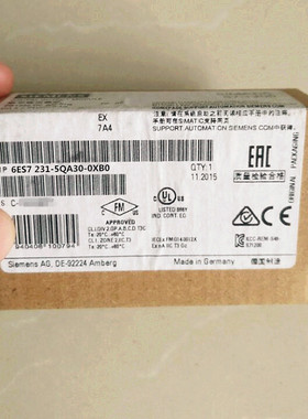 6ES7231-5QA30-0XB0 SB1231热电偶信号板模块6ES7 231-5QA3O-OXBO
