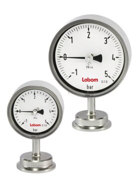 LABOM 朗博隔膜密封操作的卫生设计压力表NS 63-100 BH8100-BH820