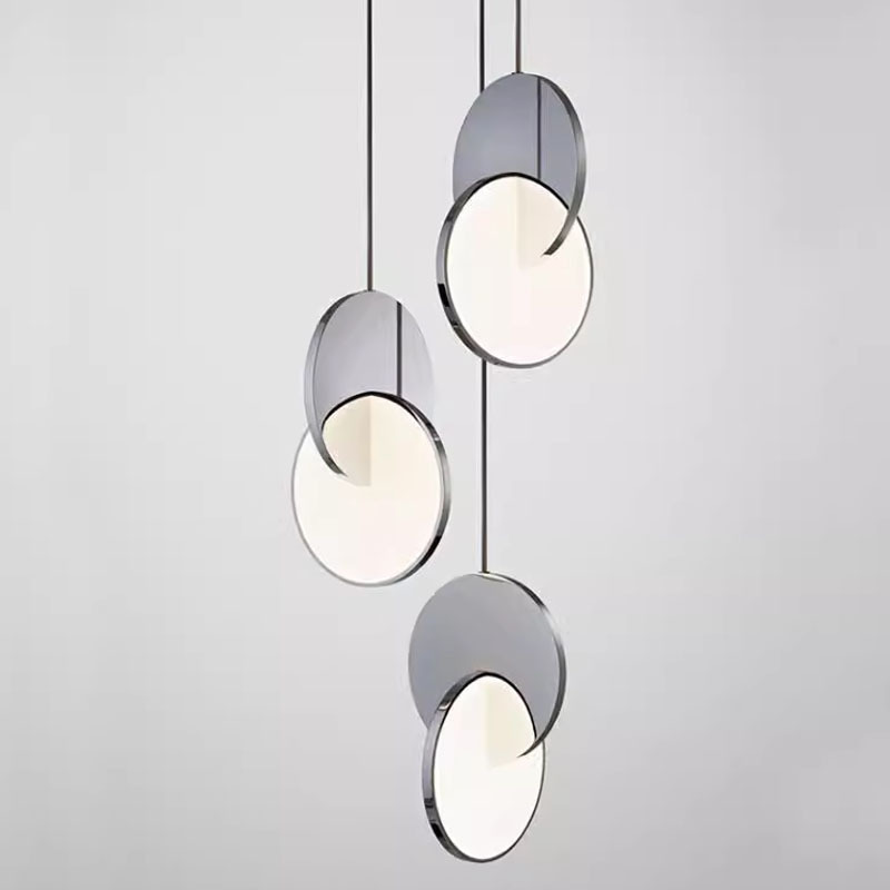 北欧艺术样板房灯具设计师创意个性卧室床头餐厅吧台复式楼梯吊灯