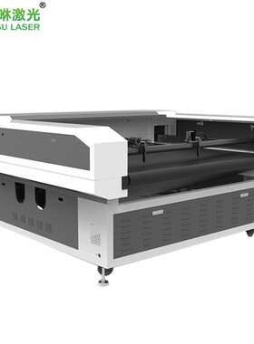 定位小视觉毛绒玩具小型激光切割机电绣片CCD自动小型激光雕刻机