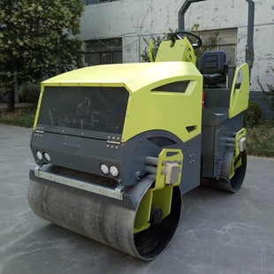 宣土压实不费劲1吨2吨3吨4吨压路机全液压小型压路机滚筒式轧道碾
