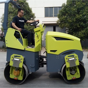 1吨2吨3吨4吨压路机振动碾压三级振动升级座驾式压路机轧道碾压机