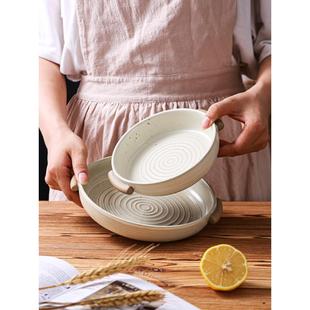 复古粗陶瓷盘子菜盘家用餐盘牛排意面西餐盘寿司早餐盘深平盘 日式