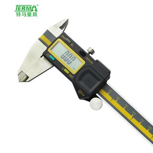 特马原点不锈钢数显卡尺电子测量尺0-150 200 300mm高精度0.01