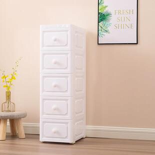 18/25cm宽抽屉式欧式夹缝收纳柜厨房隙置物架卧室卫生间储物柜子