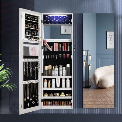 魔镜家居 全身镜美妆收纳柜壁挂全身镜落地镜家用卧室收纳柜 6035