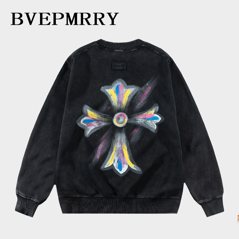 BVEPMRRY美式高端水洗复古卫衣