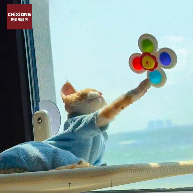 猫咪吊床玩具吸盘转转乐