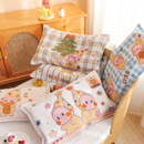 纯棉纱布卡通儿童枕套一对装 全棉全包宝宝家用加厚柔软枕芯内胆套