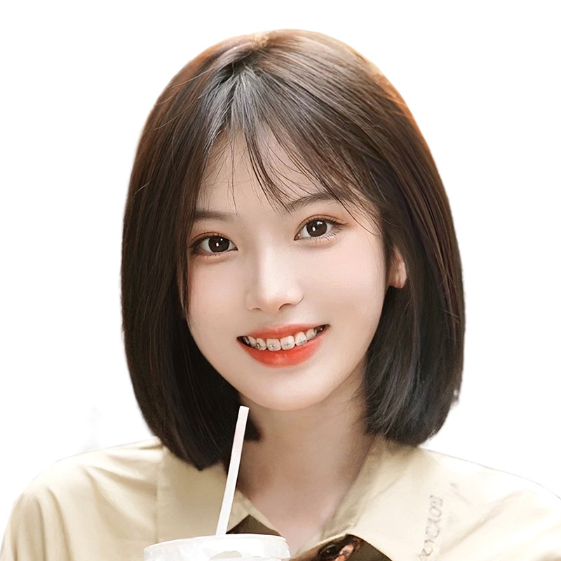 假发女短发新款波波头全头头套仿全真人发自M然整顶长发造型假发