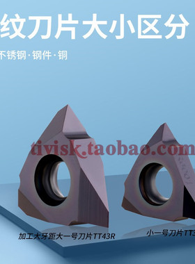 立装外螺纹刀杆走心机螺纹刀片SER2020KA16-V/2525M22-V/TT32R600