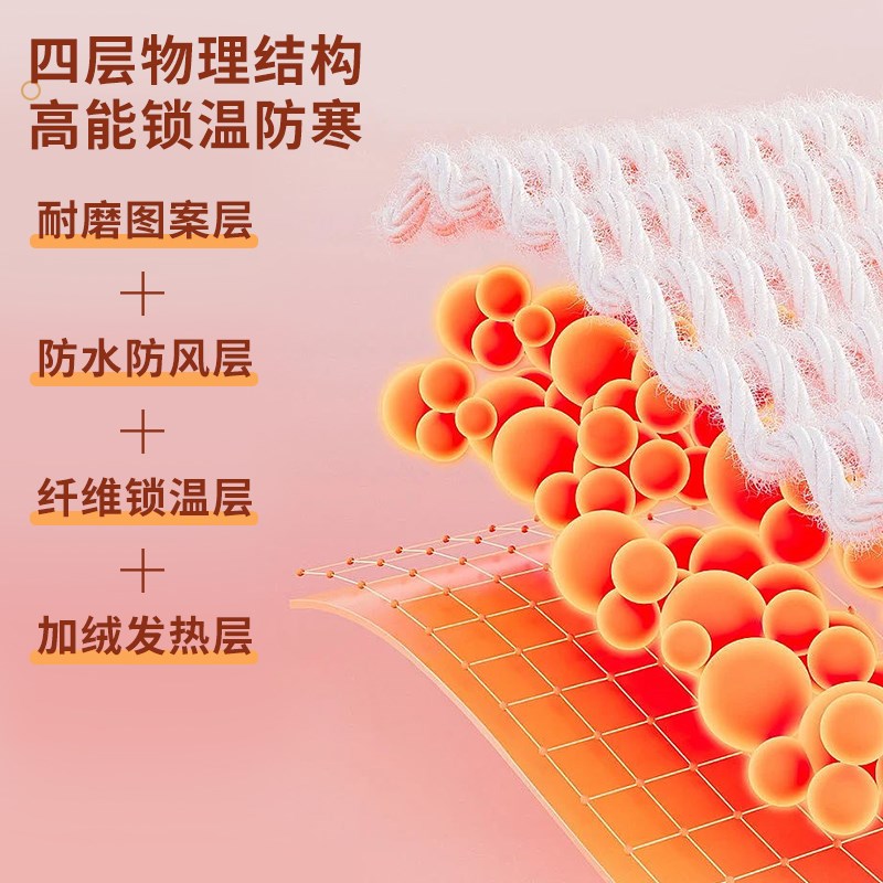 儿童电动摩托车护膝秋冬季骑车防风防F寒保暖骑行护腿神器膝盖护