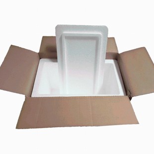 泡沫箱1.2.3.4.5.6u号泡沫箱带纸箱配套水果快递专用箱防震保温箱