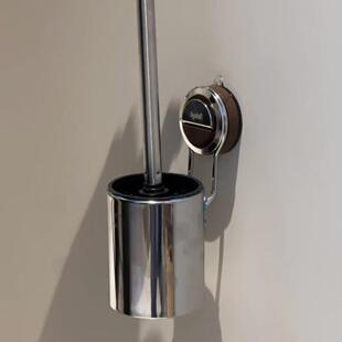 马桶刷家用无死角吸盘壁挂式厕所刷子置物架高级感卫生间清洁神器