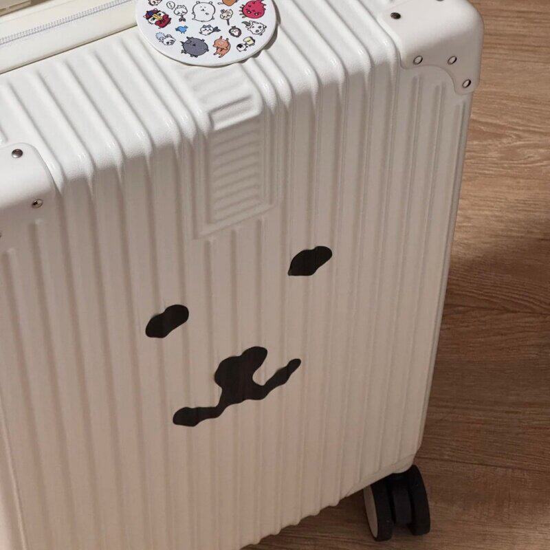 行李箱贴纸熊卡通表情汽车贴纸电动车身装饰空调马桶贴