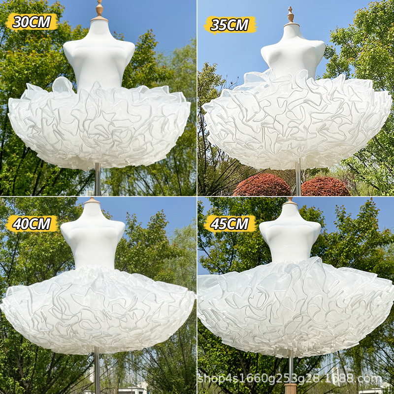 Lolita裙撑35cm暴力无骨软纱撑