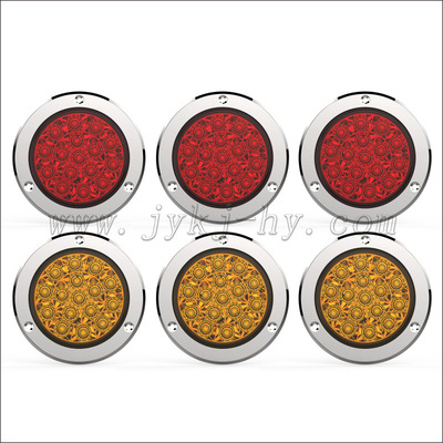 卡车尾灯12V24VLED圆货车尾灯卡车边灯厂家