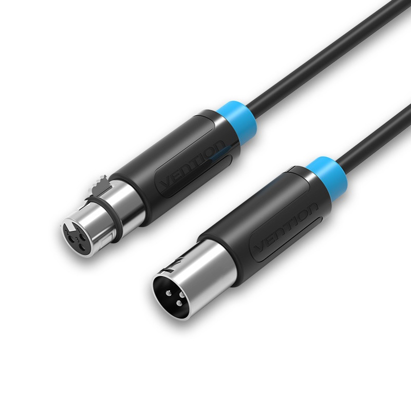 威迅卡农线公母线麦克风话筒线卡侬连接线公对母头音频xlr平衡线