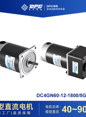 东邦电机DPG直流电机微型有刷直流减速电机40~90W减速马达