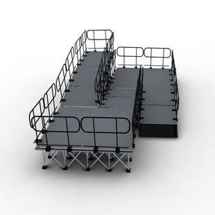 拉网舞台支架便携舞台铝合金舞台可折叠ProX Stage Riser