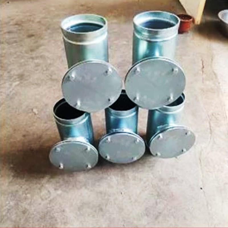 钢制立管沟槽镀锌检查口碳钢焊接检查口DN100DN150镀锌排水口