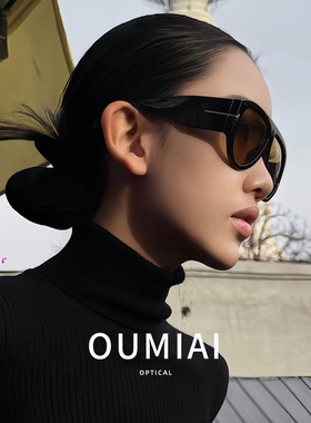 复古飞行员风大框显脸小太阳镜