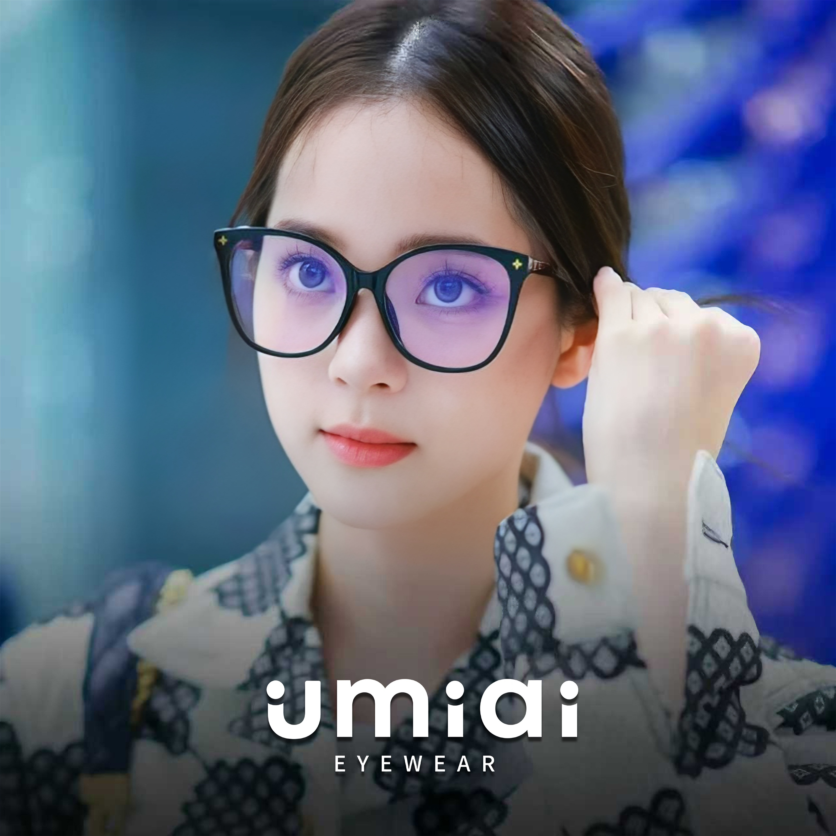 欧阳娜娜同款专柜板材素颜黑框眼镜女可配近视大脸大框显瘦眼睛架