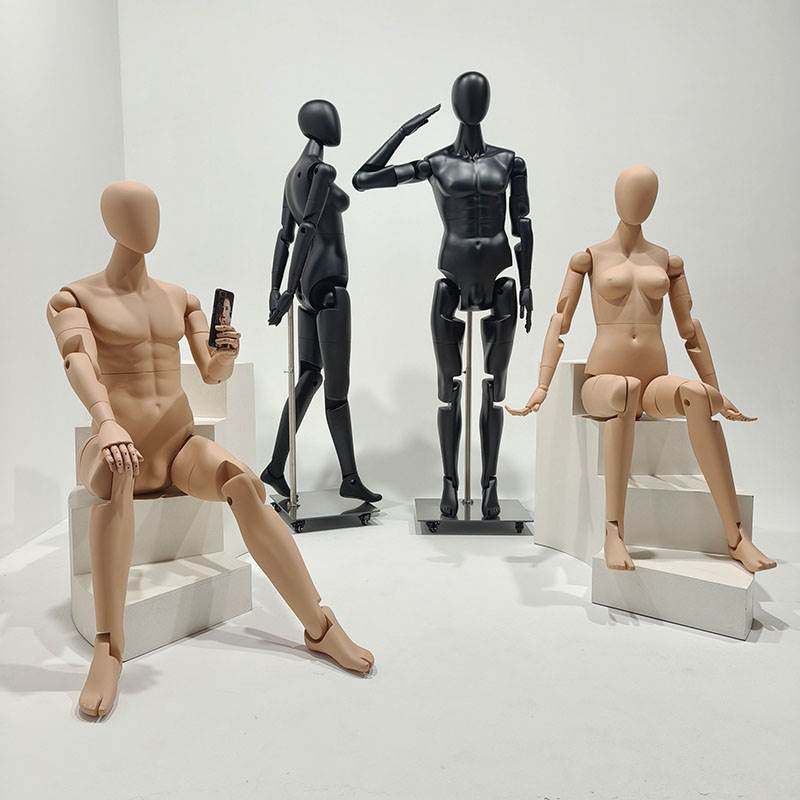新品模特道具男全身四肢关节活动商务服装人体模型橱窗陈列展示架