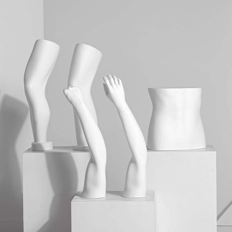 半身腿模护膝展示医疗器械展示道具橱窗展示手模脚模人体部位腿型