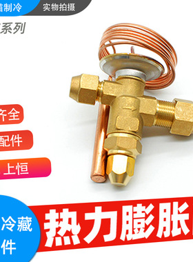 上恒冷库热力膨胀阀螺口R22内平衡NRF10HW100 NRF12HW100 10冷吨